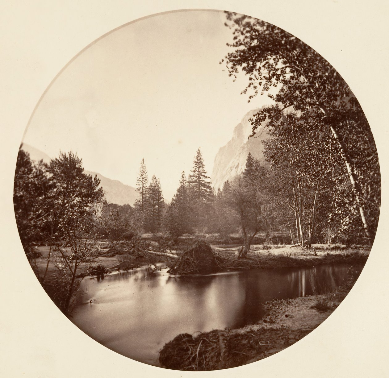 [Yosemiten kansallispuisto, Kalifornia], n. 1878. tekijältä Carleton Emmons Watkins