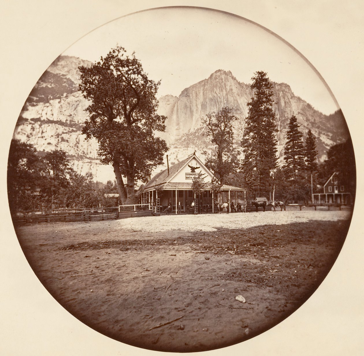 [Yosemiten kansallispuisto, Kalifornia], n. 1878. tekijältä Carleton Emmons Watkins