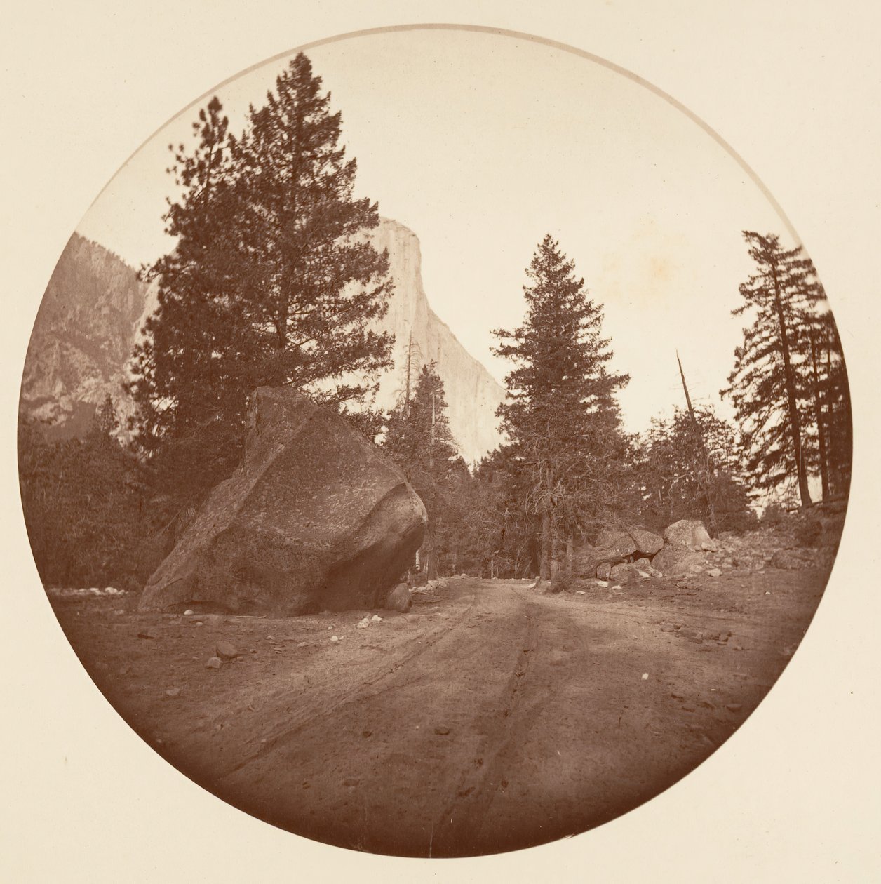 [Yosemiten kansallispuisto, Kalifornia], n. 1878. tekijältä Carleton Emmons Watkins