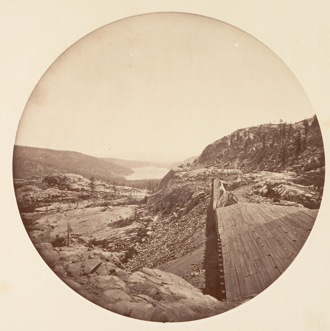 [Yosemiten kansallispuisto, Kalifornia], n. 1878. tekijältä Carleton Emmons Watkins