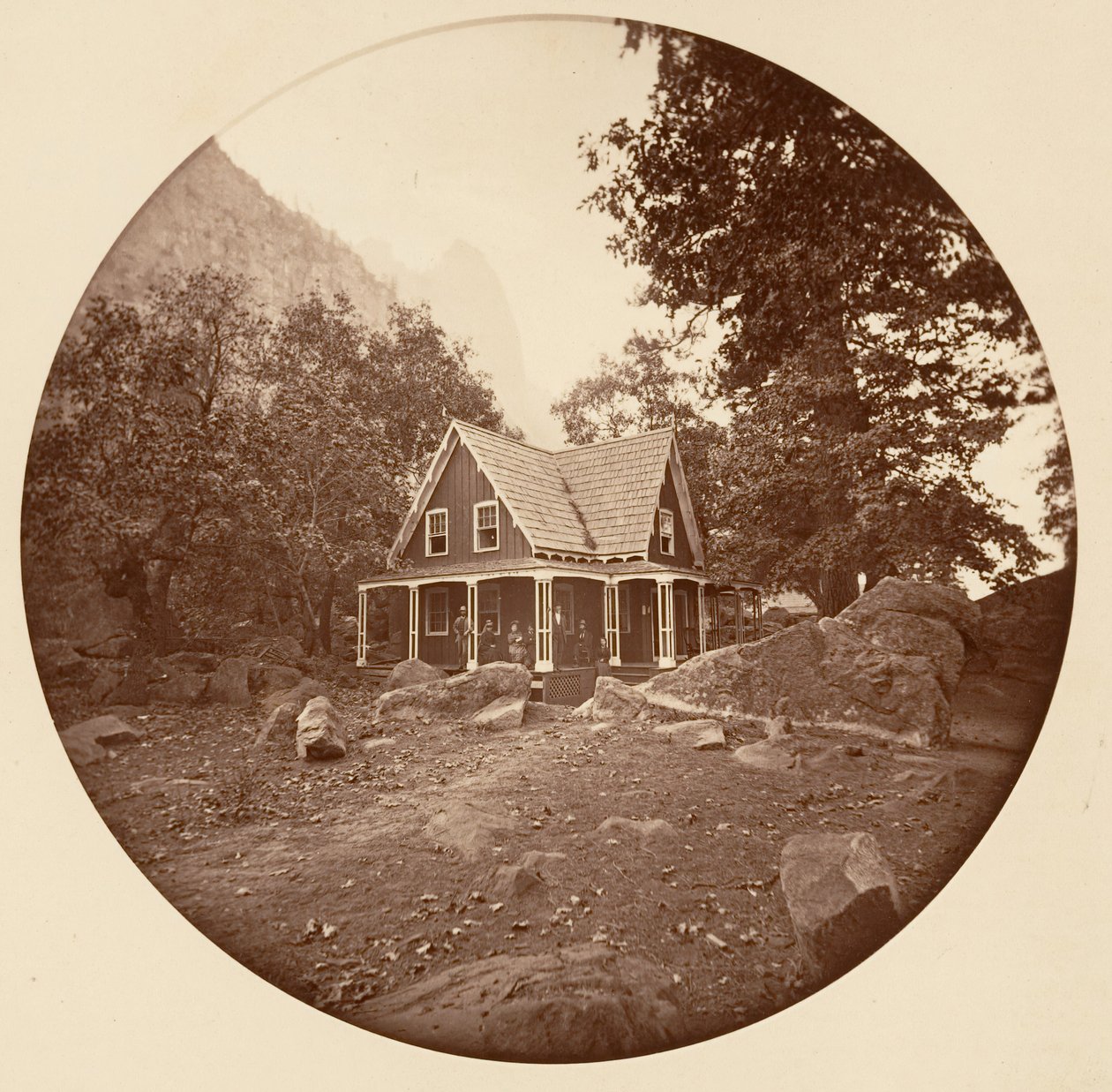 [Yosemiten kansallispuisto, Kalifornia], n. 1878. tekijältä Carleton Emmons Watkins