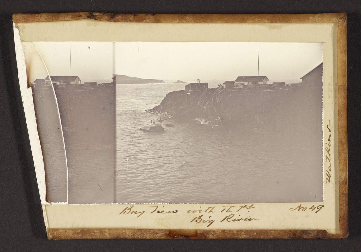 Näkymä lahdelle Pt. Iso joki tekijältä Carleton Watkins