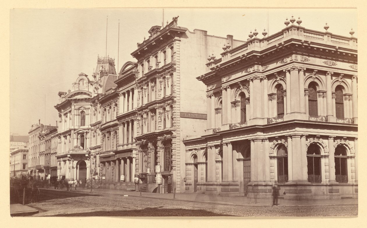 [California Street, näkymä itään, San Francisco] tekijältä Carleton Watkins
