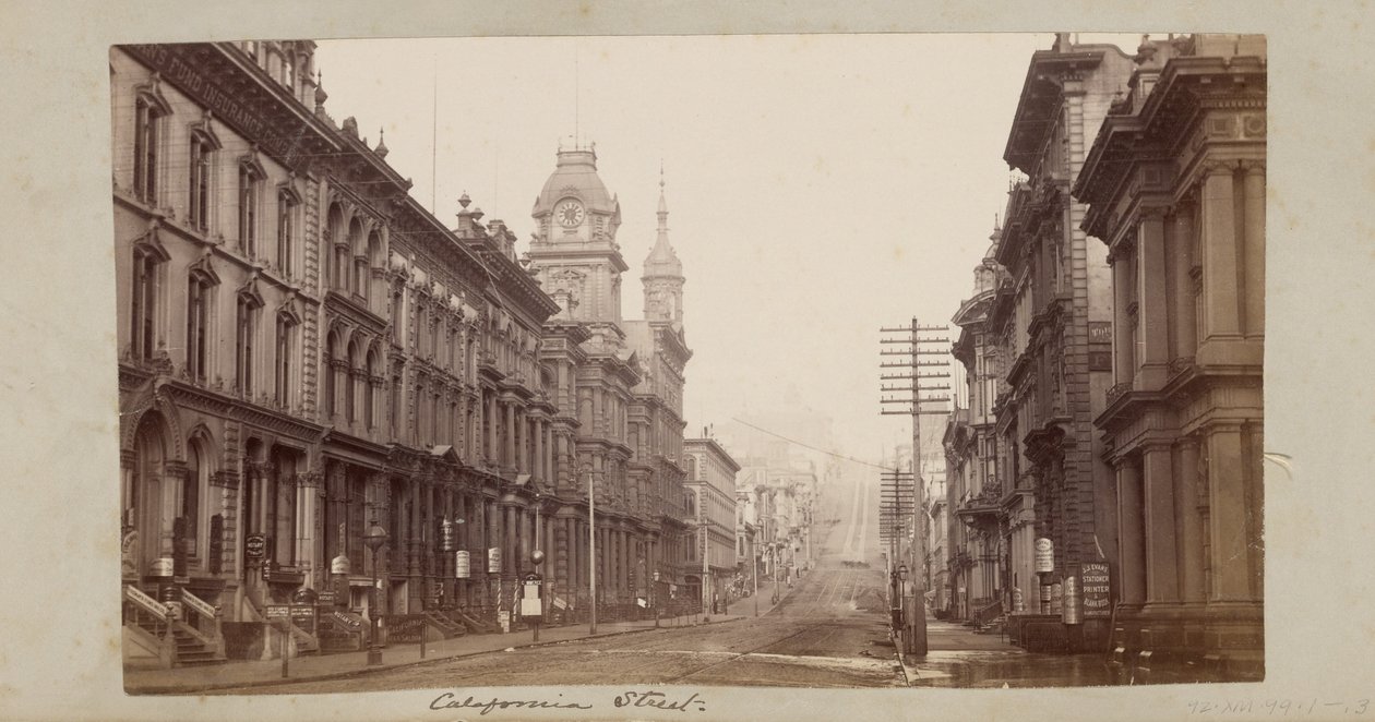 California Street tekijältä Carleton Watkins