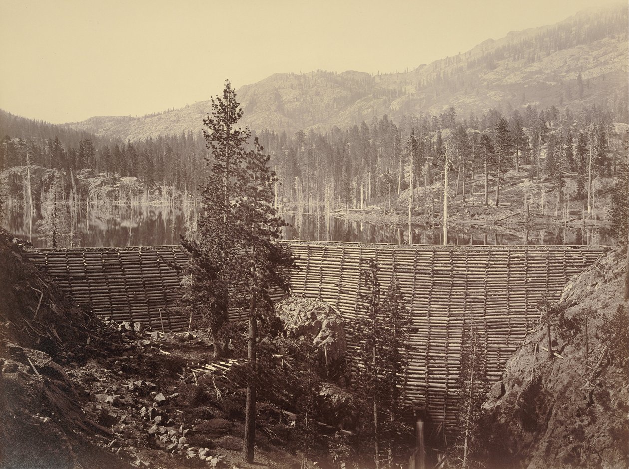 Pato ja järvi, Nevadan piirikunta, Lähinäkymä tekijältä Carleton Watkins