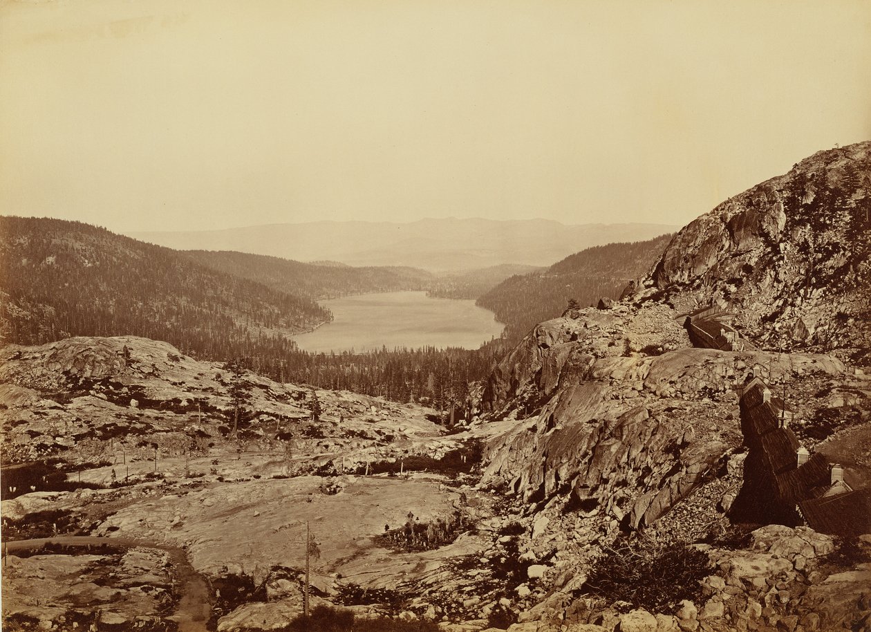 [Donner Lake, C.P.R.R.] tekijältä Carleton Watkins