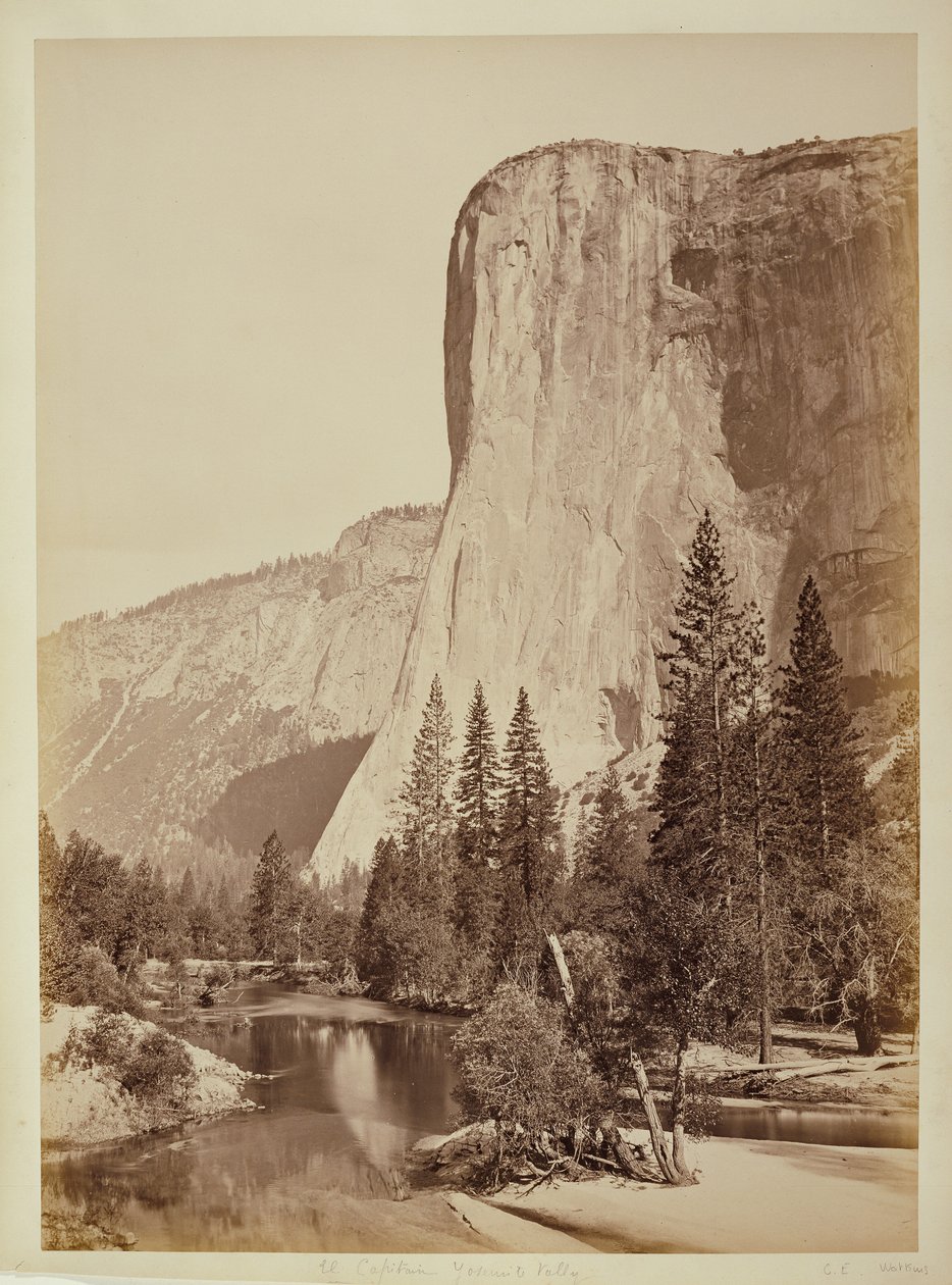 [El Capitan, Yosemiten laakso] tekijältä Carleton Watkins
