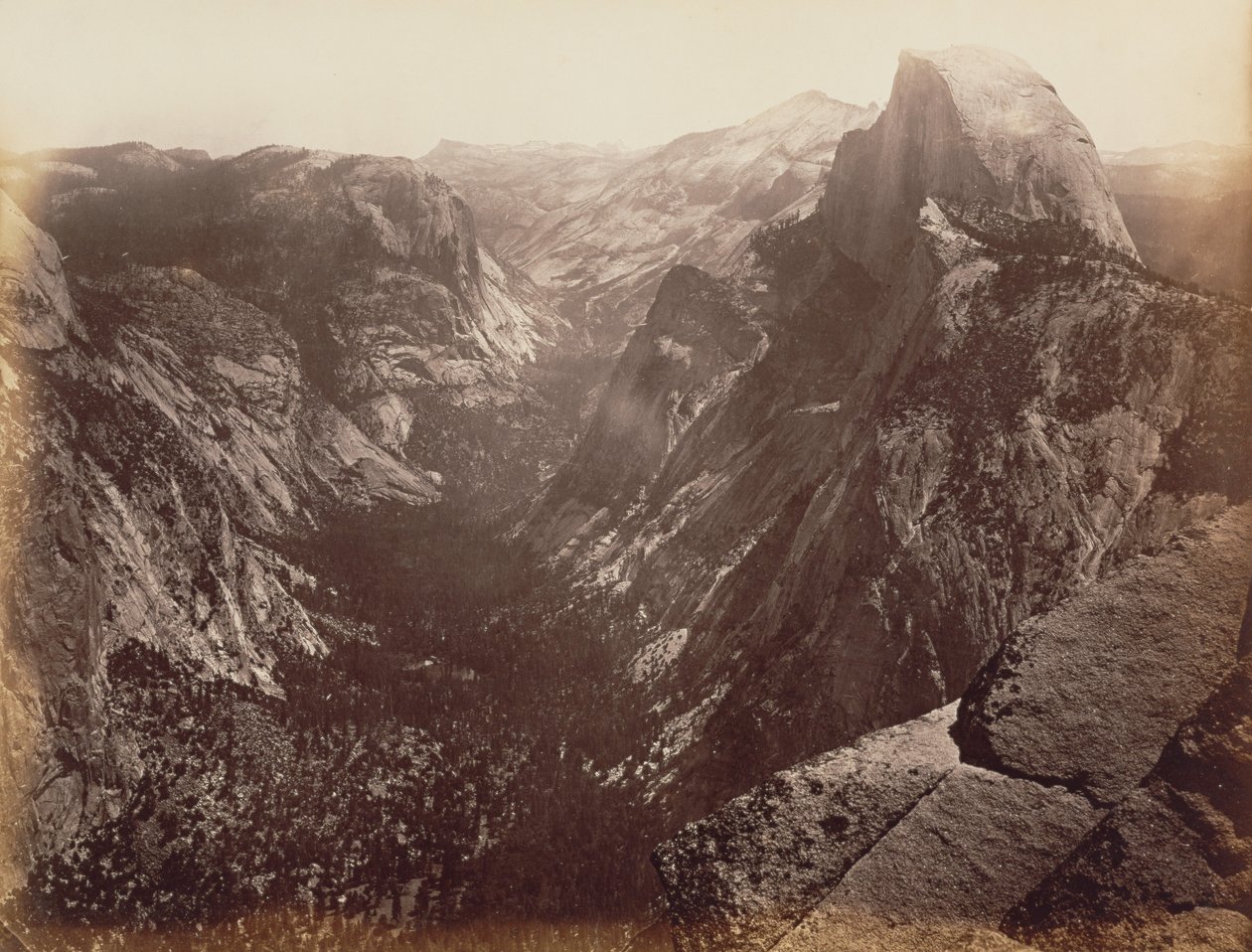 [Half Dome Glacier Pointista] tekijältä Carleton Watkins