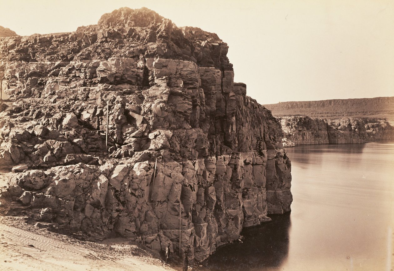 Maisema Columbiajoelta, Oregonista tekijältä Carleton Watkins