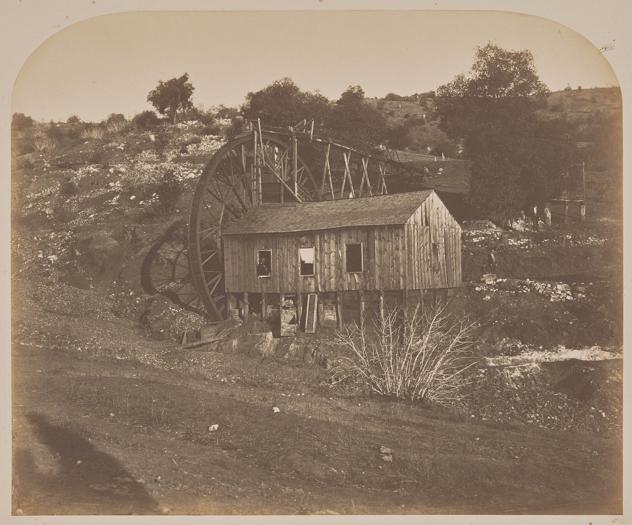 [Mill on Mariposa Creek] tekijältä Carleton Watkins