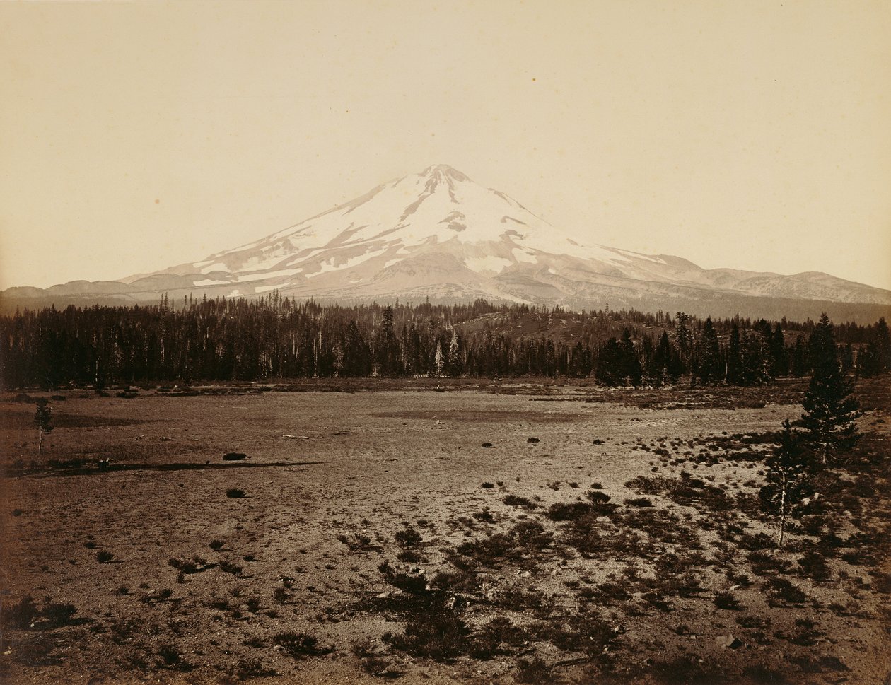 Mount Shasta pohjoisesta, Kalifornia [Mount Shasta, pohjoinen] tekijältä Carleton Watkins
