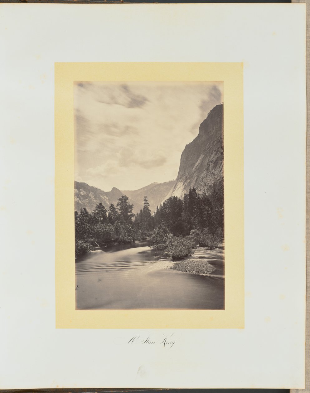 Mount Starr King tekijältä Carleton Watkins