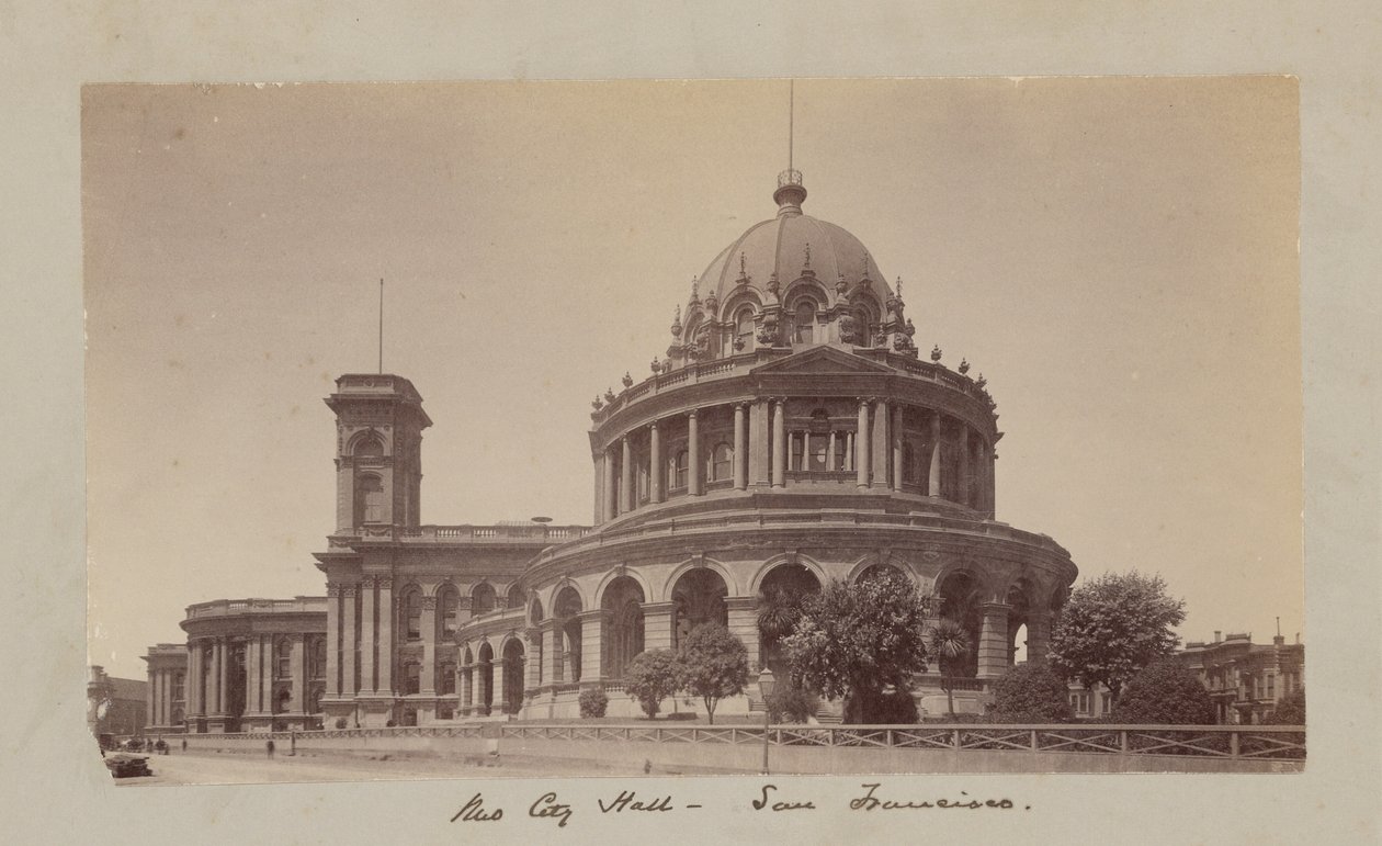 Uusi kaupungintalo - San Francisco tekijältä Carleton Watkins