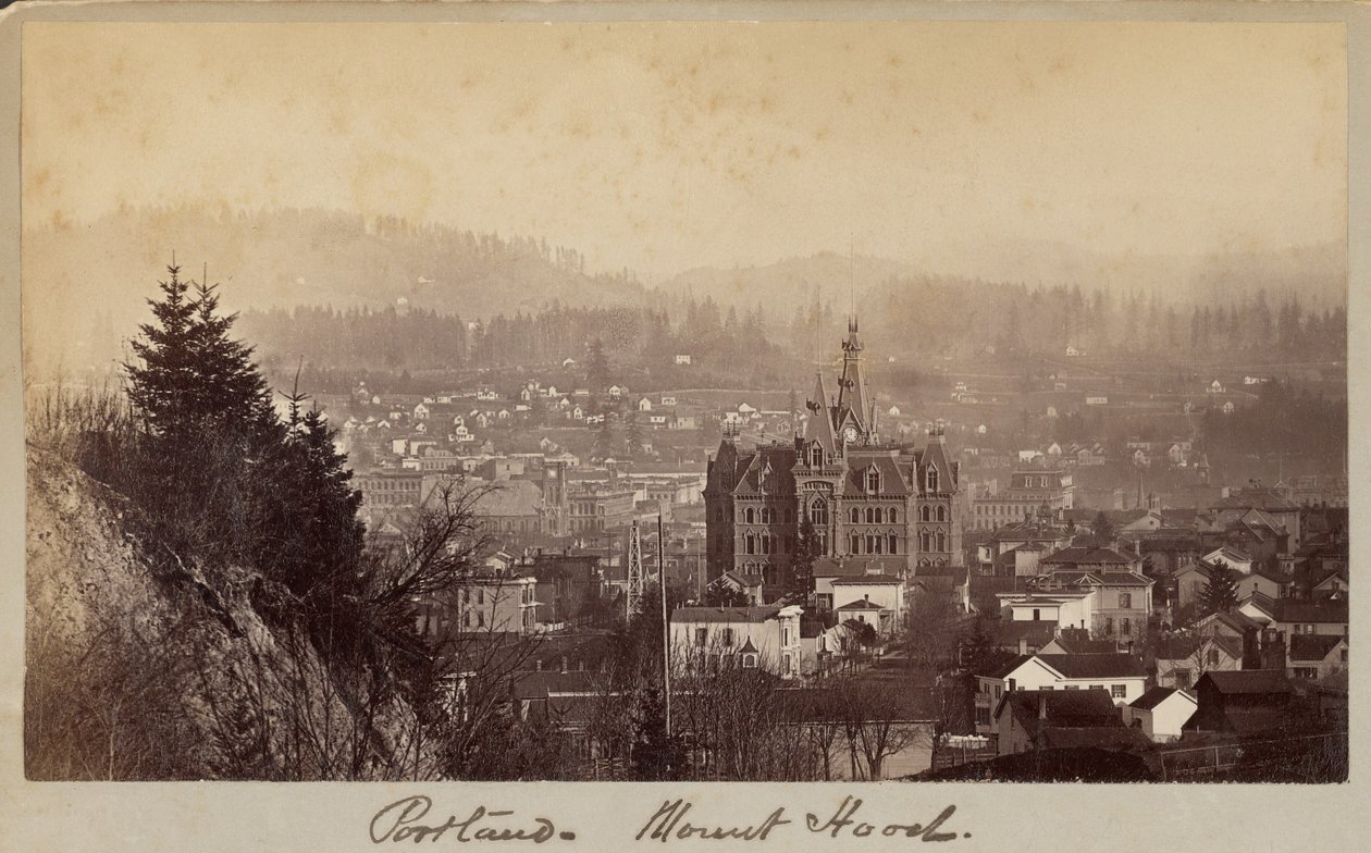 Portland - Mount Hood tekijältä Carleton Watkins