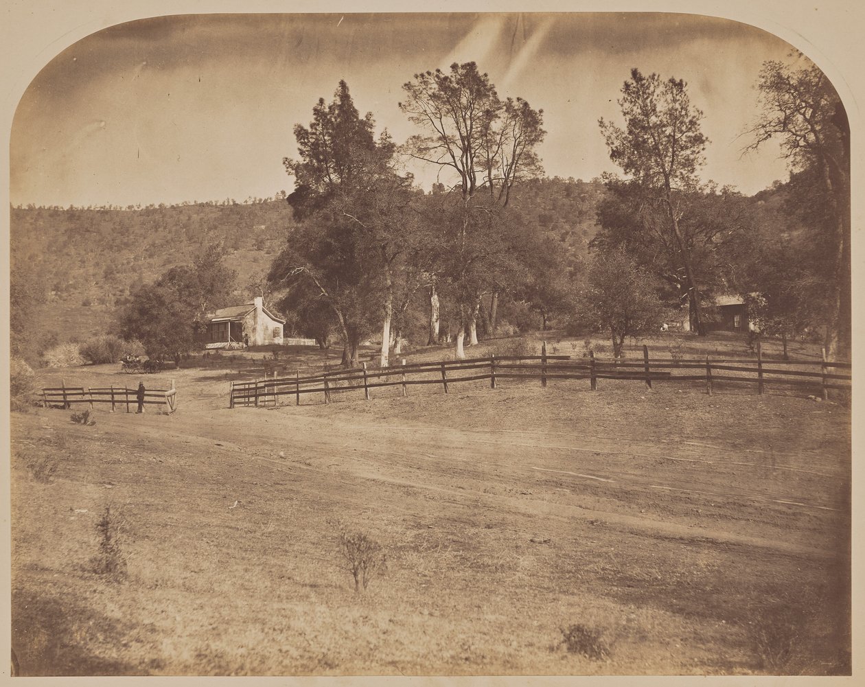 [J. C. Frémontin asuinpaikka - Bear Valley] tekijältä Carleton Watkins