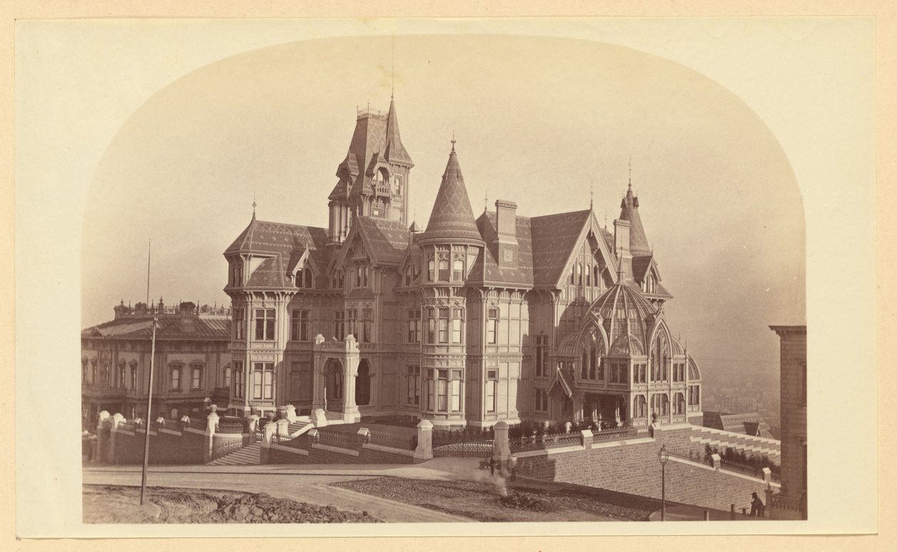 [Rouva Hopkinsin asuinpaikka, S.F.] tekijältä Carleton Watkins