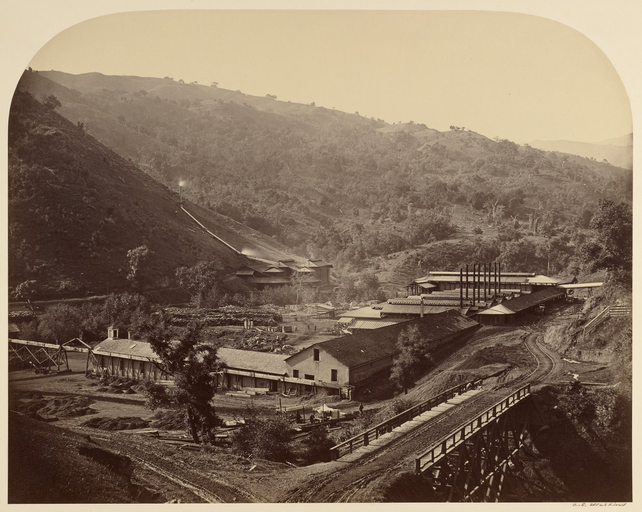 Sulattamo, New Almaden tekijältä Carleton Watkins