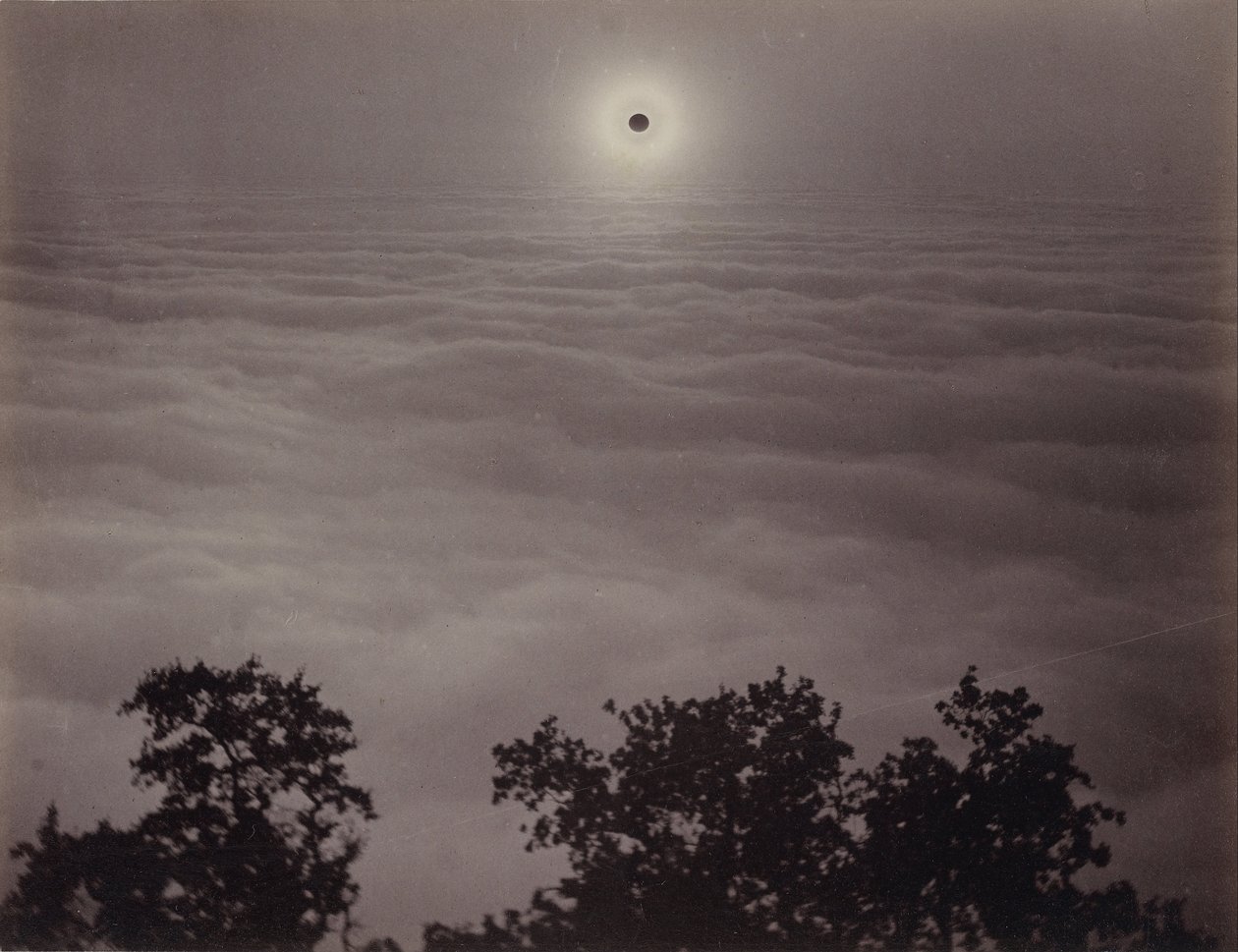 Auringonpimennys Santa Lucia -vuorelta tekijältä Carleton Watkins