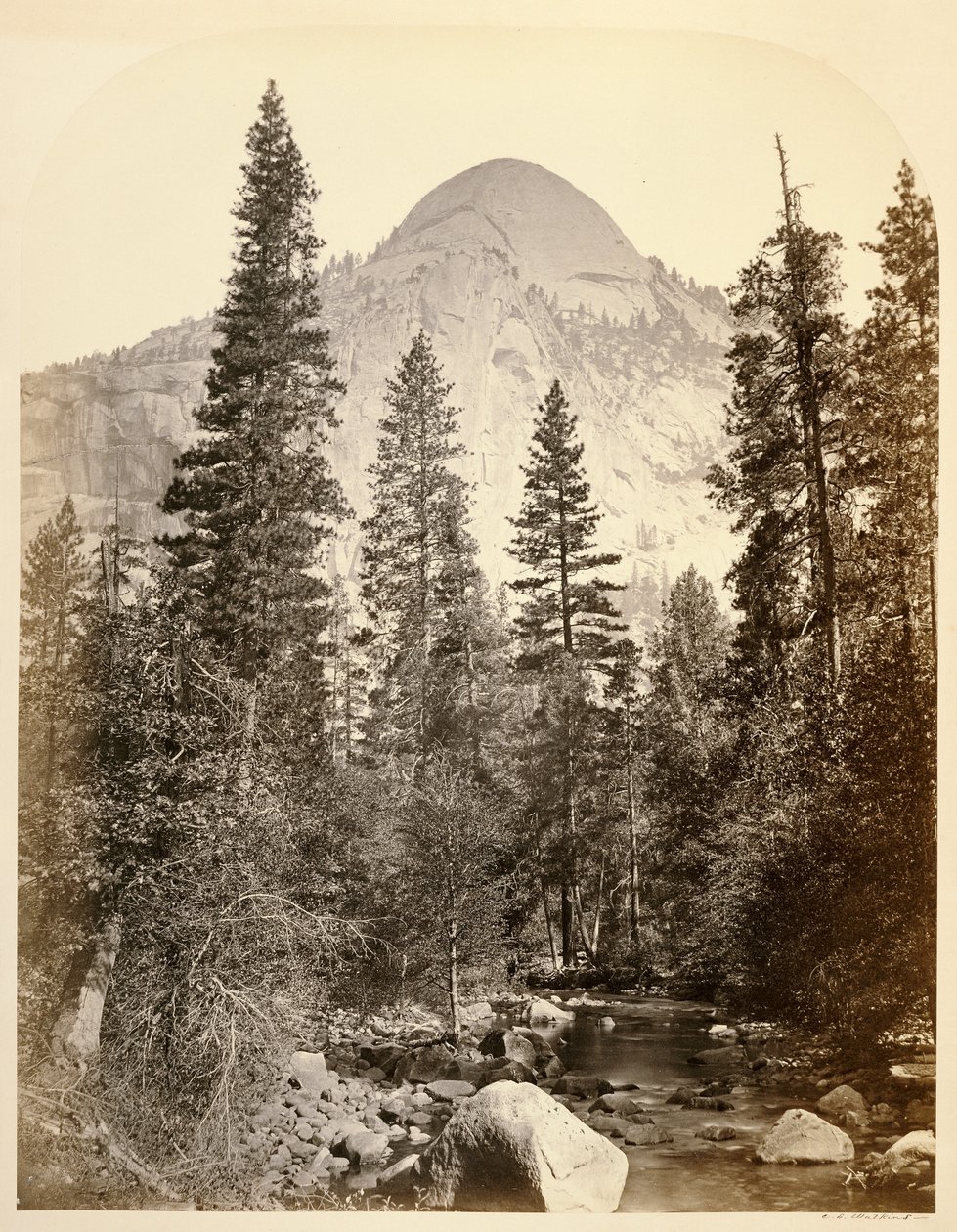 Tacoye [sic] - North Dome, 3729 ft. Yo Semite tekijältä Carleton Watkins