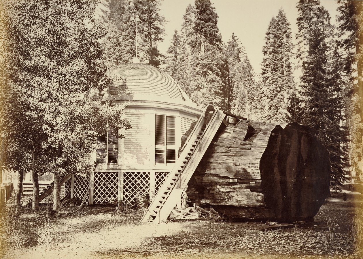 Paviljonki kannon päällä, halkaisija 28 jalkaa tekijältä Carleton Watkins
