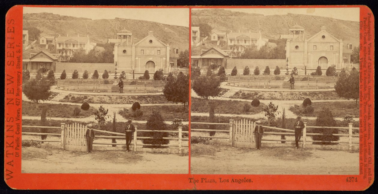 Plaza, Los Angeles tekijältä Carleton Watkins