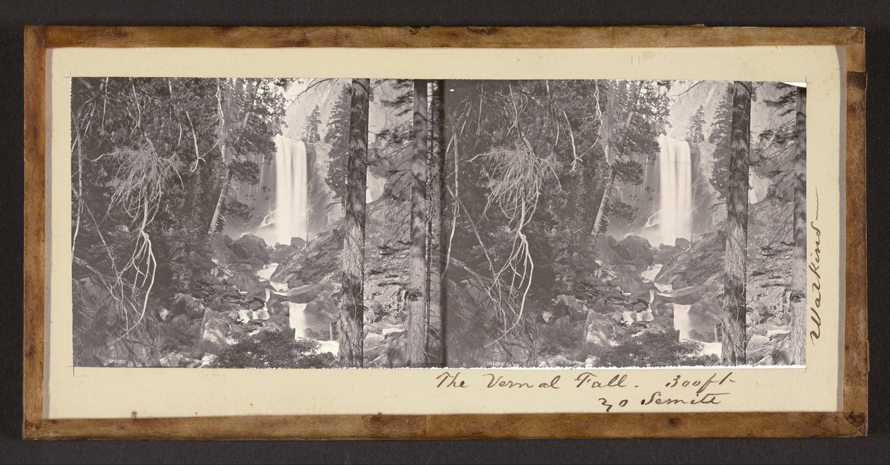 Kevään syksy. 300 jalkaa Yo Semite tekijältä Carleton Watkins