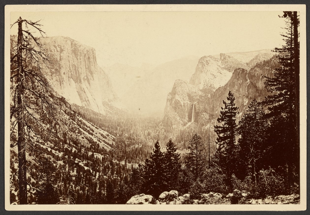 [Yosemite Inspiration Pointilta nähtynä] tekijältä Carleton Watkins
