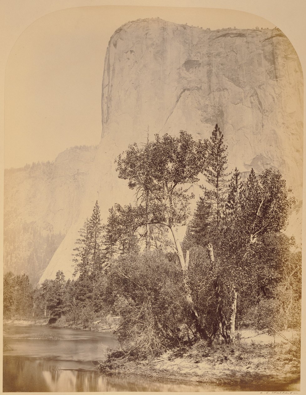 Tutucanula - El Capitan, 3600 jalkaa, Yosemite tekijältä Carleton Watkins