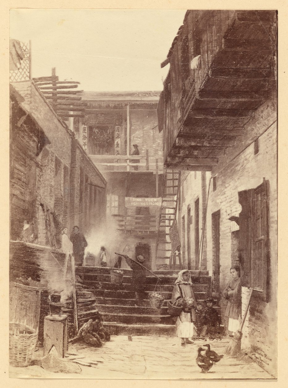 [Näkymä San Franciscon Chinatownissa] tekijältä Carleton Watkins