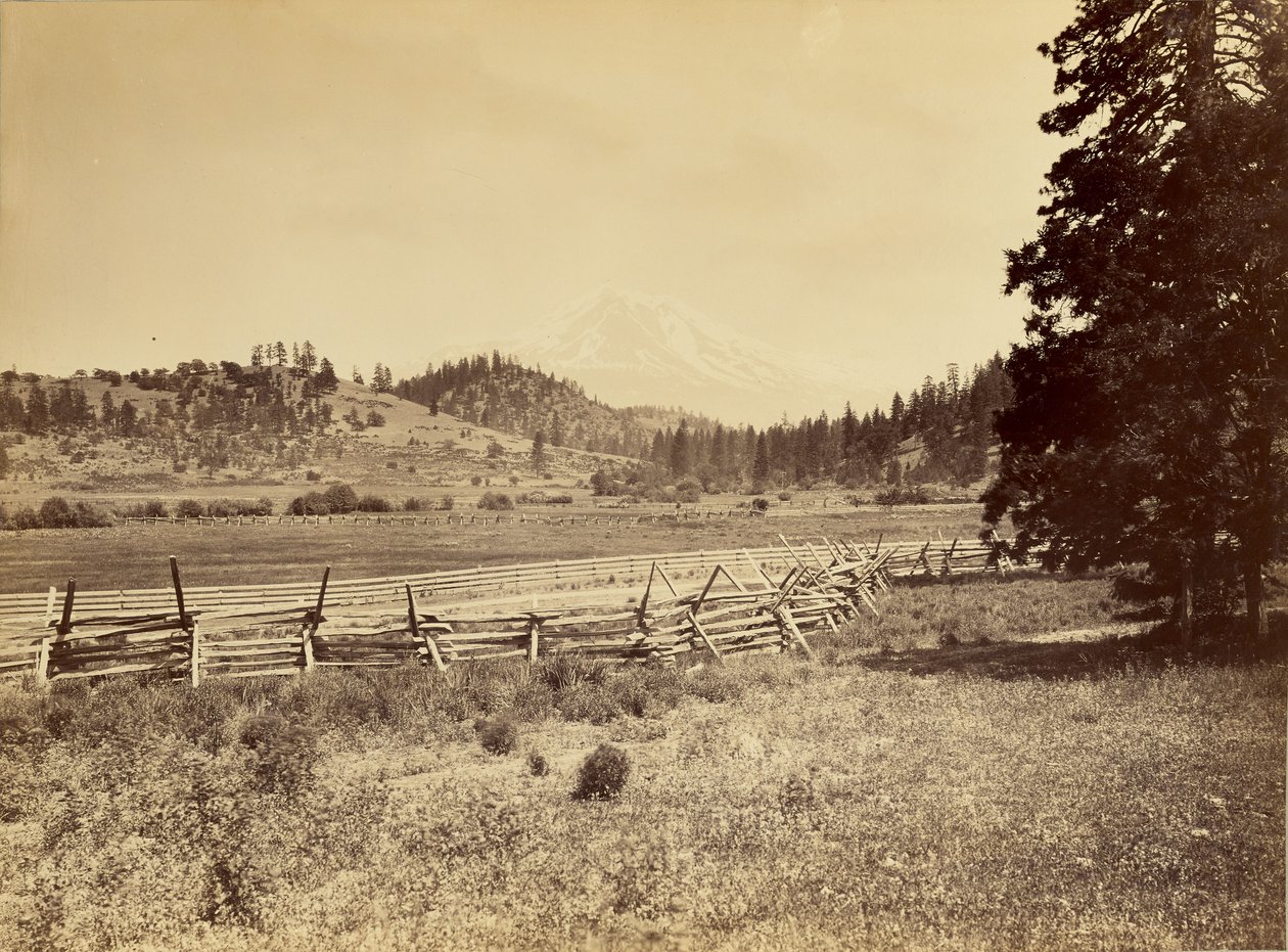 [Näkymä Shastavuorelle] tekijältä Carleton Watkins