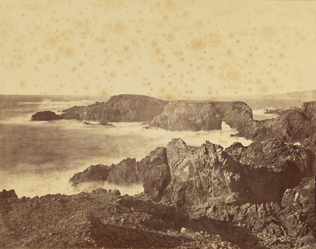 [Näkymä Mendocinon rannikolta] / [Rannikkonäkymä Mendocinon edustalta] tekijältä Carleton Watkins