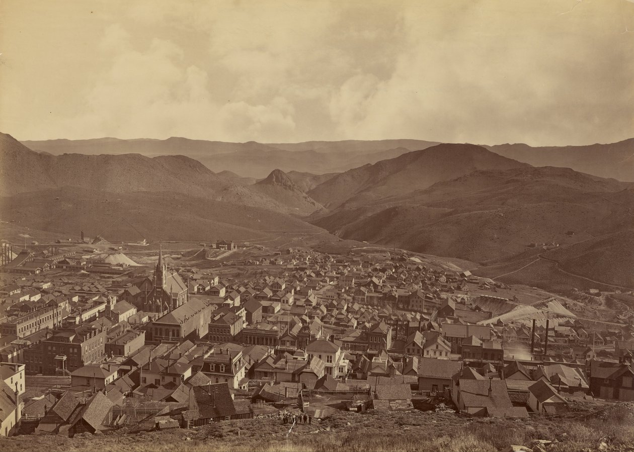 Virginia City, Nevada tekijältä Carleton Watkins