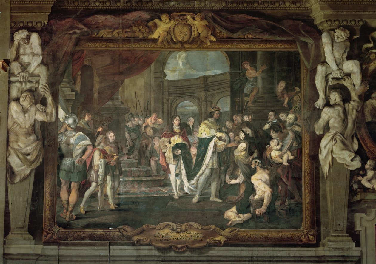 Franciscus I (1494-1547) Kuninkaan pahan puolesta Bolognassa tekijältä Carlo Cignani