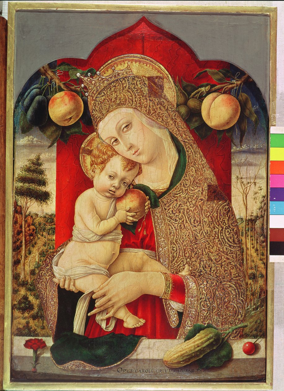 Neitsyt ja lapsi tekijältä Carlo Crivelli