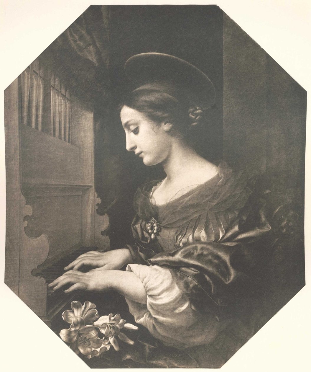 Die heilige Cäcilie tekijältä after Carlo Dolci
