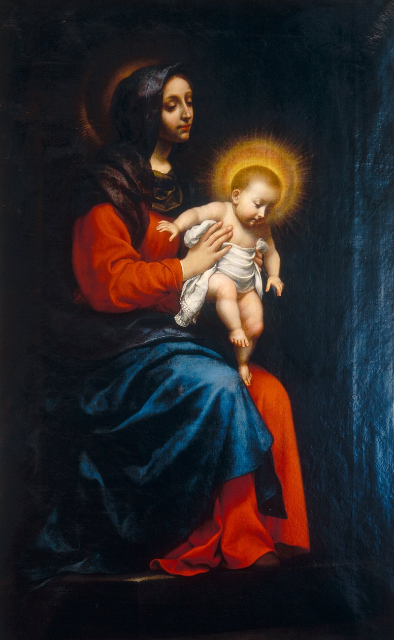 Madonna lapsen kanssa tekijältä Carlo Dolci