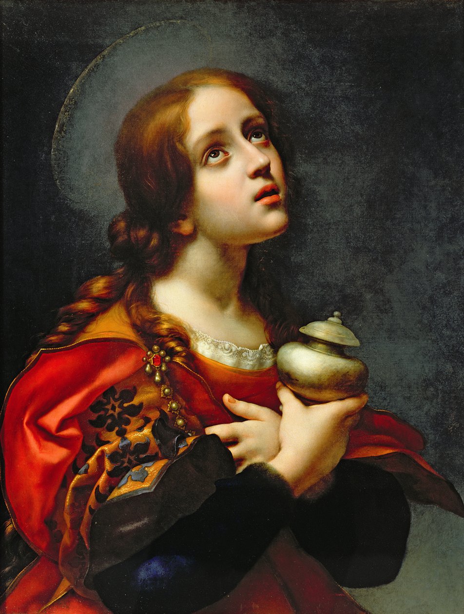 Maria Magdaleena, 1660-70 tekijältä Carlo Dolci