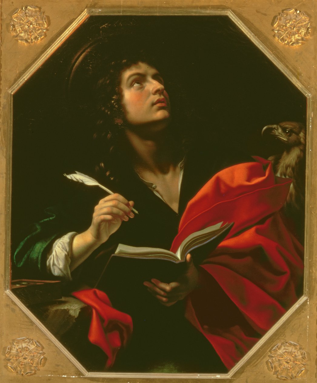 Pyhä Johannes evankelista tekijältä Carlo Dolci