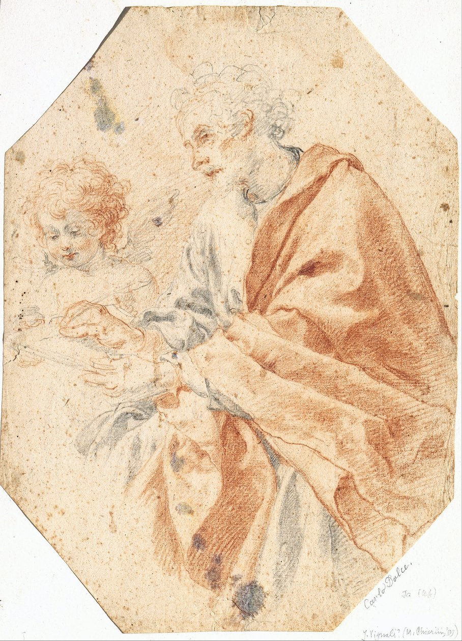 Tutkimus evankelista Matteuksesta ja enkelistä tekijältä Carlo Dolci