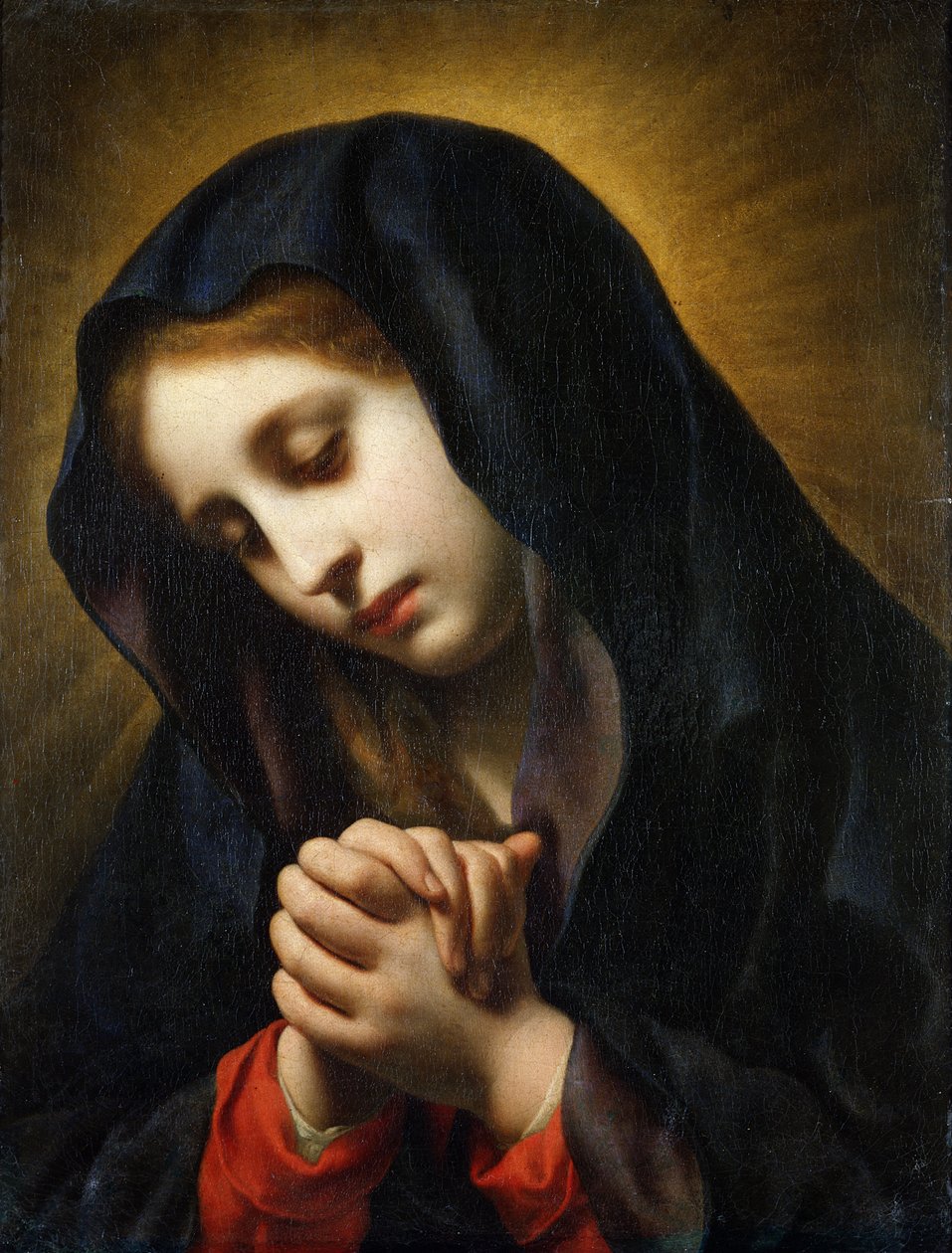 Marian ilmestyksen neitsyt, n. 1653-1655 tekijältä Carlo Dolci