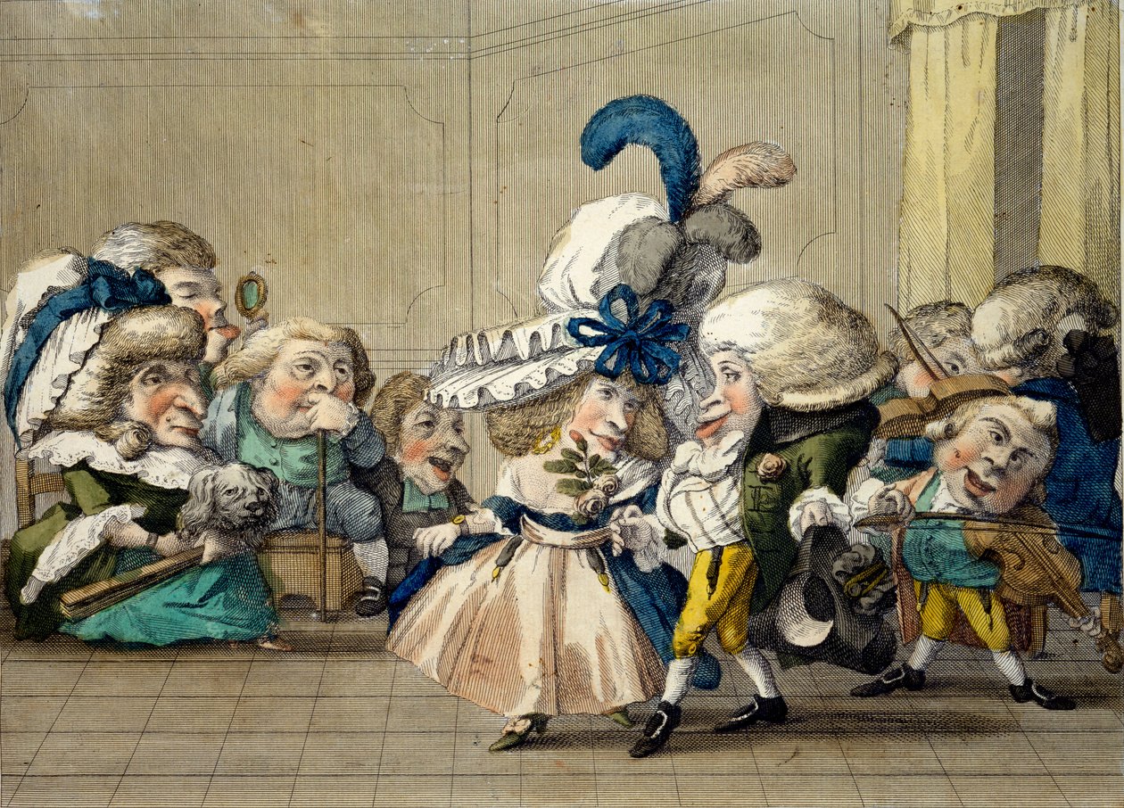 The Ball, n. 1790 (käsinvärinen kaiverrus) tekijältä Carlo Lasinio