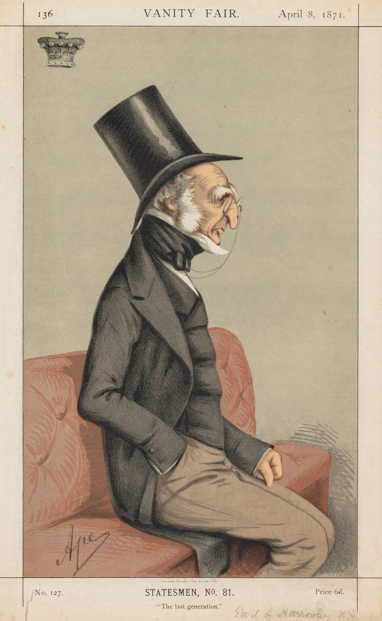 Vanity Fair: Statesman No., 81 "The Last Generation" tekijältä Carlo (Ape) Pellegrini