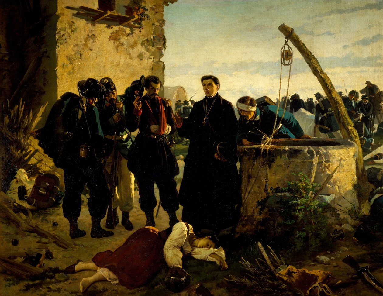 Carlo Ademollon (1825-1911) Anna Cuminello löydettiin kuolleena päiviä San Martinon taistelun jälkeen vuonna 1859 tekijältä Carlo Ademollo