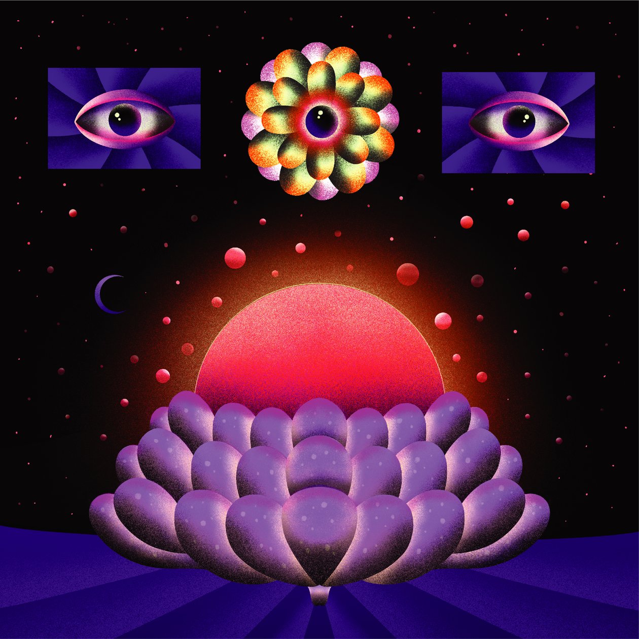 ContagioUs, 2020 (digitaalinen kuvitus) tekijältä Carlo Alberto Giardina