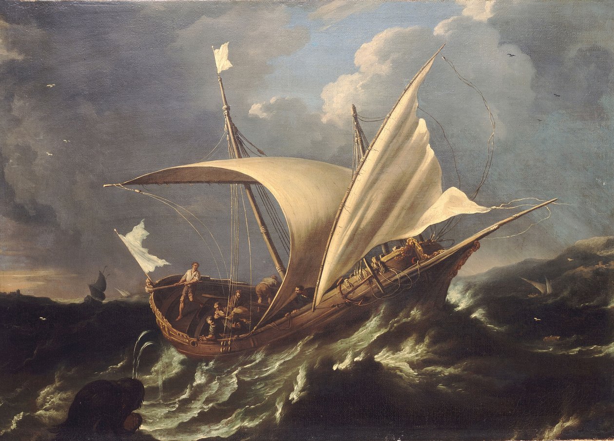 Joona ja valas, 1600-luvun puoliväli (öljy kankaalle). tekijältä Carlo Antonio Tavella