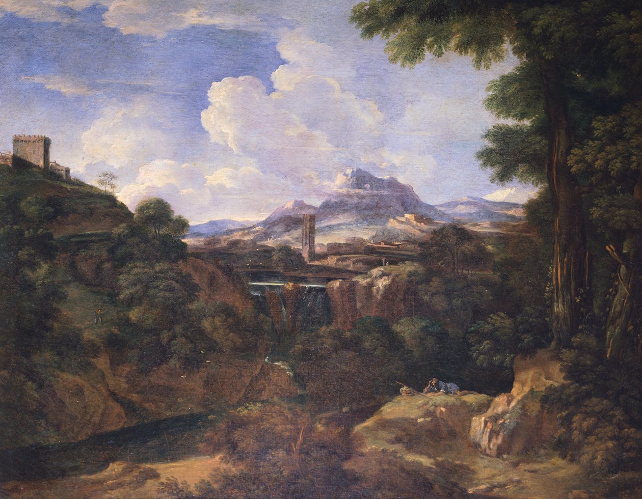 Maisema, Antonio Tavella (1668-1738). tekijältä Carlo Antonio Tavella