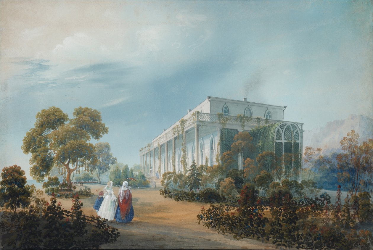 Naryshkins Estate Miskhorissa, 1842 tekijältä Carlo Bossoli