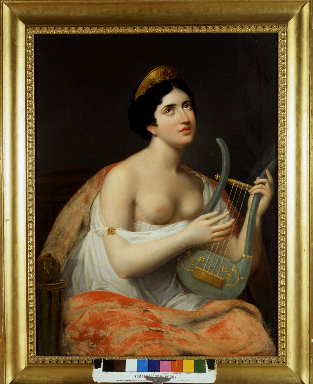Muotokuva Antonietta Fagnani Aresest (1778-1847), italialaisen runoilijan Ugo Foscolon (1778-1827) rakastetusta naisesta. Carlo Brunin maalaus 1800-luvulta tekijältä Carlo Bruni