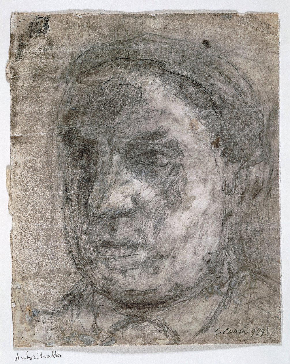 Italia, Carlo Carran omakuva (piirustus). tekijältä Carlo Carra