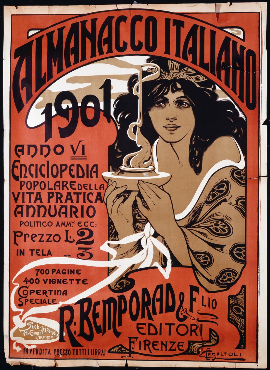 Italian almanakka, 1901, 1901 tekijältä Carlo Casaltoli